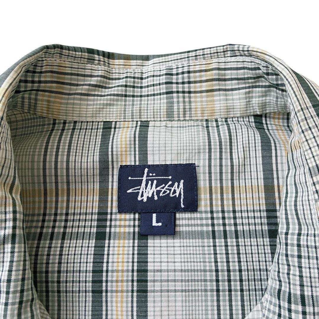 90s OLD stussy チェック シャツ USA製
