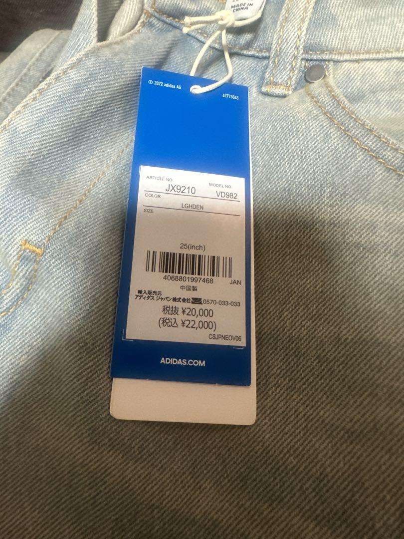 パンツ adidas DENIM ZIP PANT 25