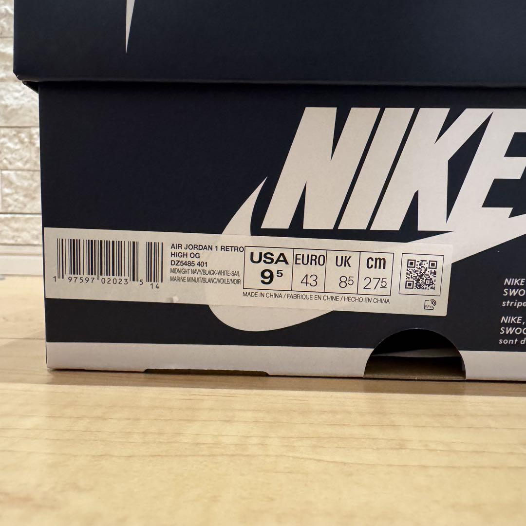 靴 Nike Air Jordan 1 High Midnight Navy