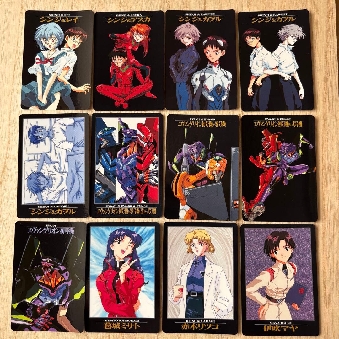 新世紀エヴァンゲリオン アマダ PPカード コンプリートセット 希少】新世紀エヴァンゲリオン カードダス 12枚セット②アマダ