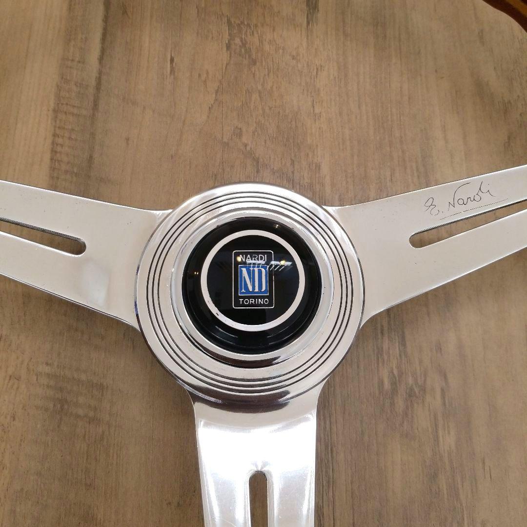 NARDI☆ナルディクラシックウッドポリッシュ/【当時物】ヴィンテージ 37Φ
