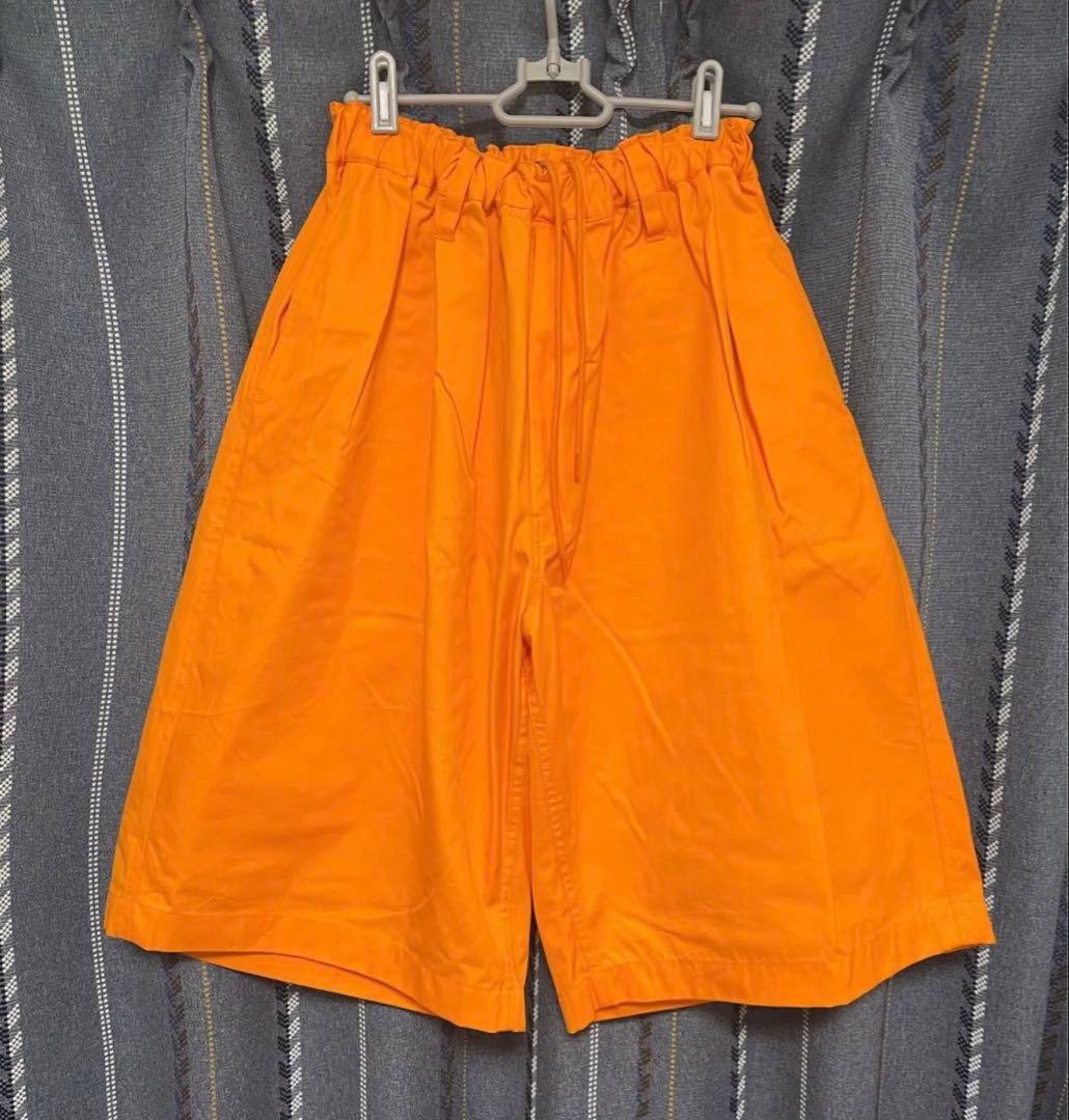 バレンシアガショートパンツ オレンジ オーバーサイズ ハーフパンツ ユニセックスXXS以下 BALENCIAGA