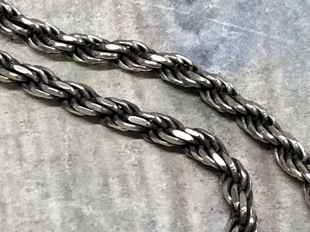 シルバー925 ロープチェーン ネックレス 60cm 3mm　5479