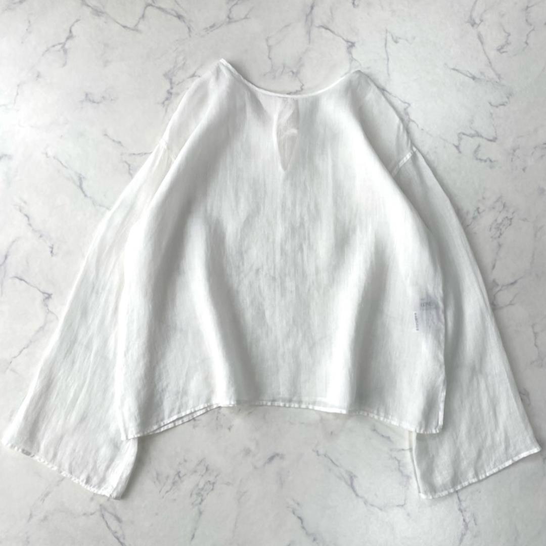 BABYLONE バビロン ラミーシアープルオーバー リネン オフホワイト F