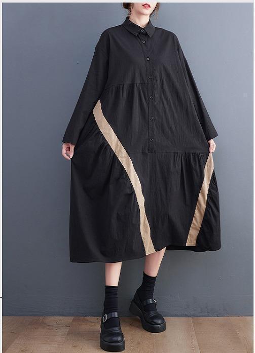 大きいサイズ レディース ロング　ワンピース　シャツ　春 秋冬 新品 長袖