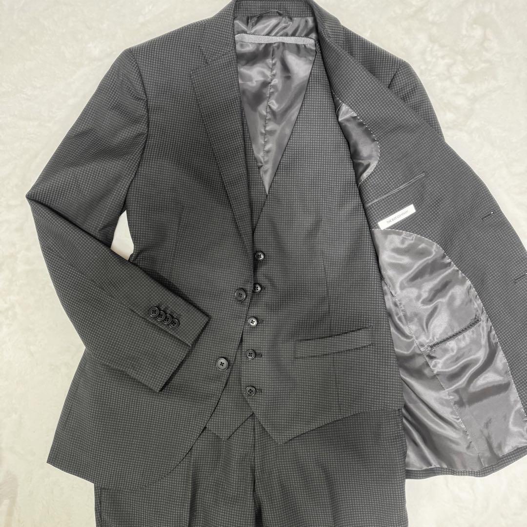 行列のできるレビュー商品、集めました。高評価アイテム SUIT ◇美品◇THE COMPANY ストレッチ チェック スーツ 3ピース スーツ