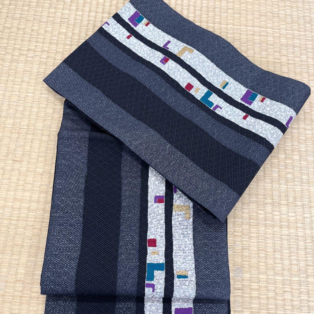 安い本物保証 正絹 名古屋帯 モダンアート VXet9-m78278694456 100%新品人気SALE