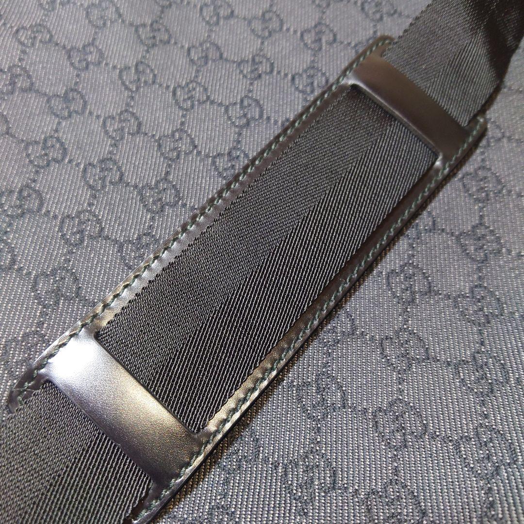 【極美品】 GUCCI ショルダーバッグ GG柄 デニム生地 171129