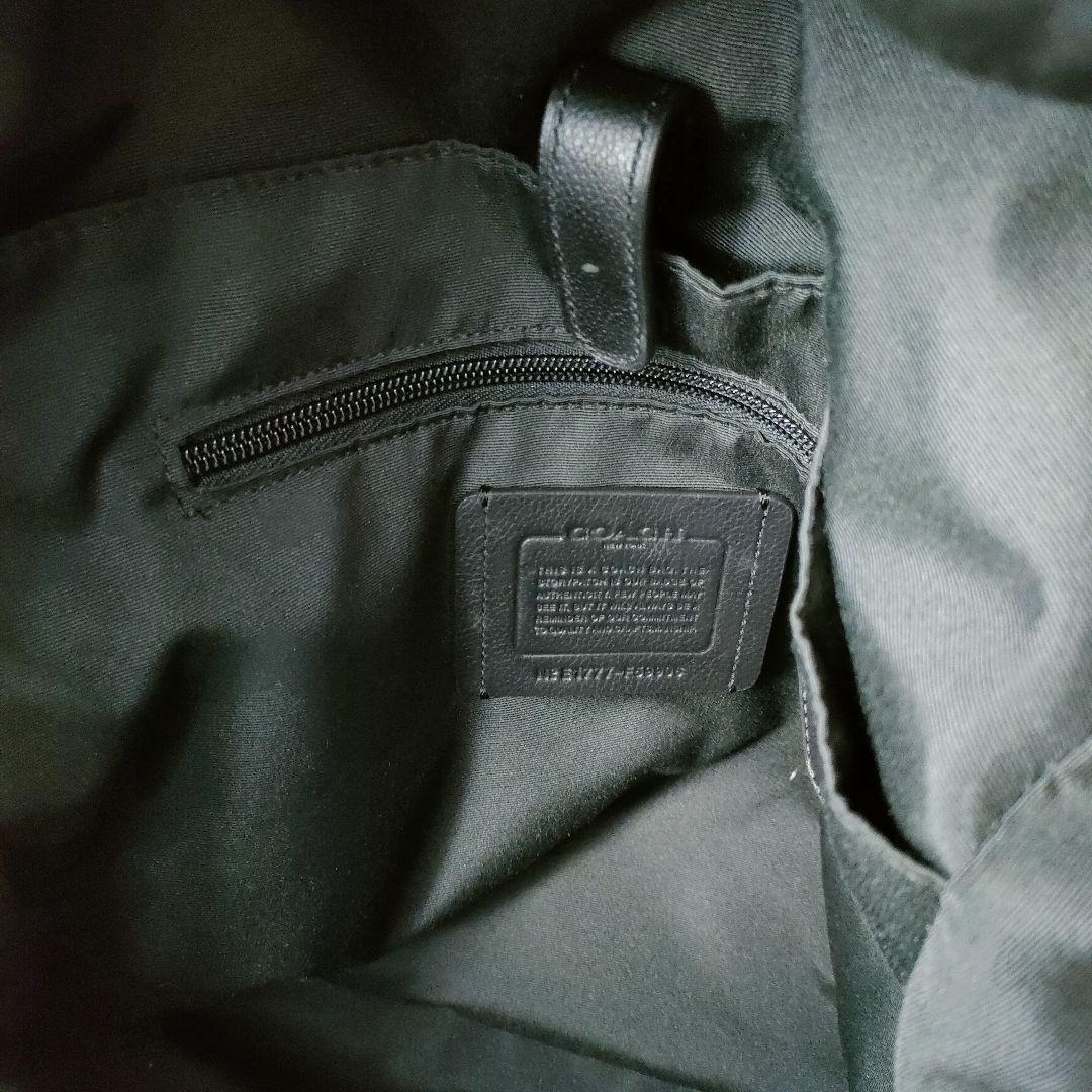 COACH コーチ リュック 迷彩 カモ柄 PVC 本革 ワッペン 状態良好♪