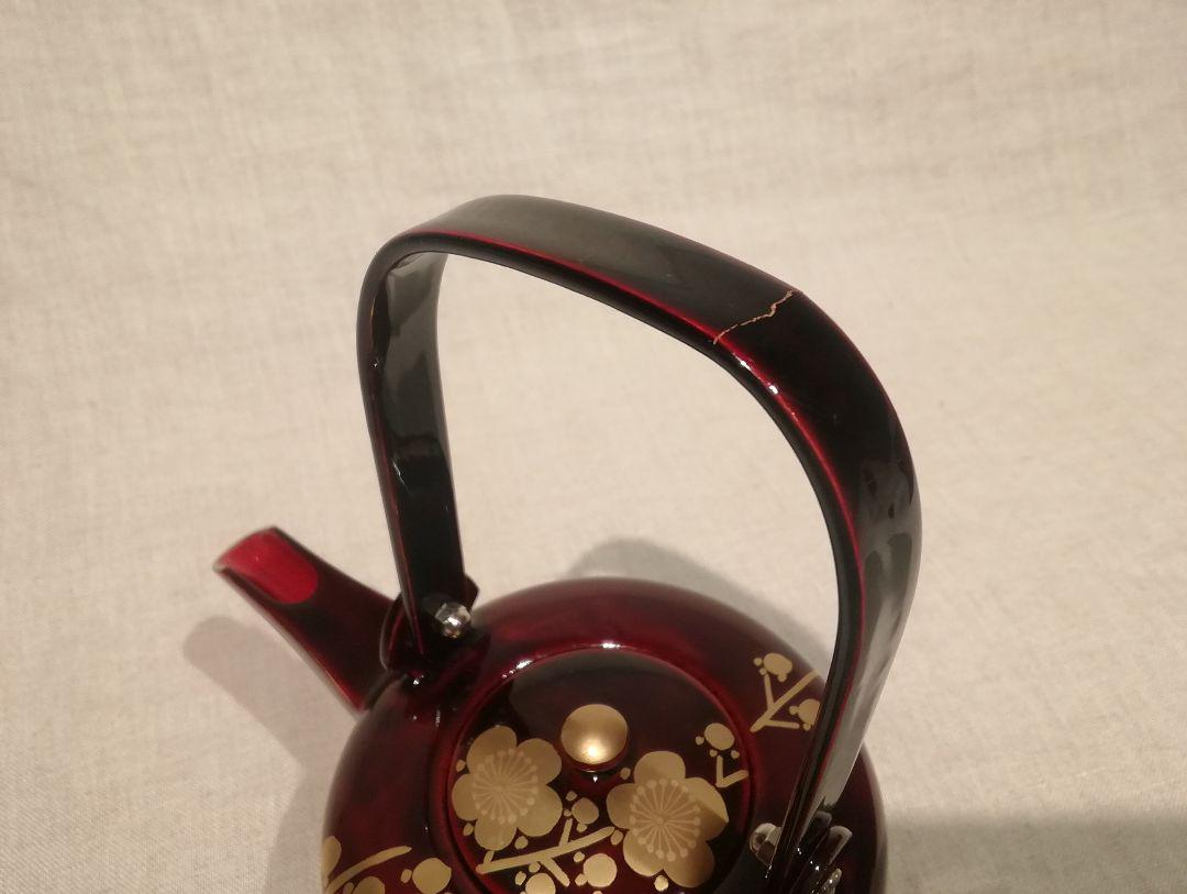 お屠蘇 セット 三段重 菊華堂 堅地家具師 孔雀屋利吉 梅 漆塗 - 漆芸