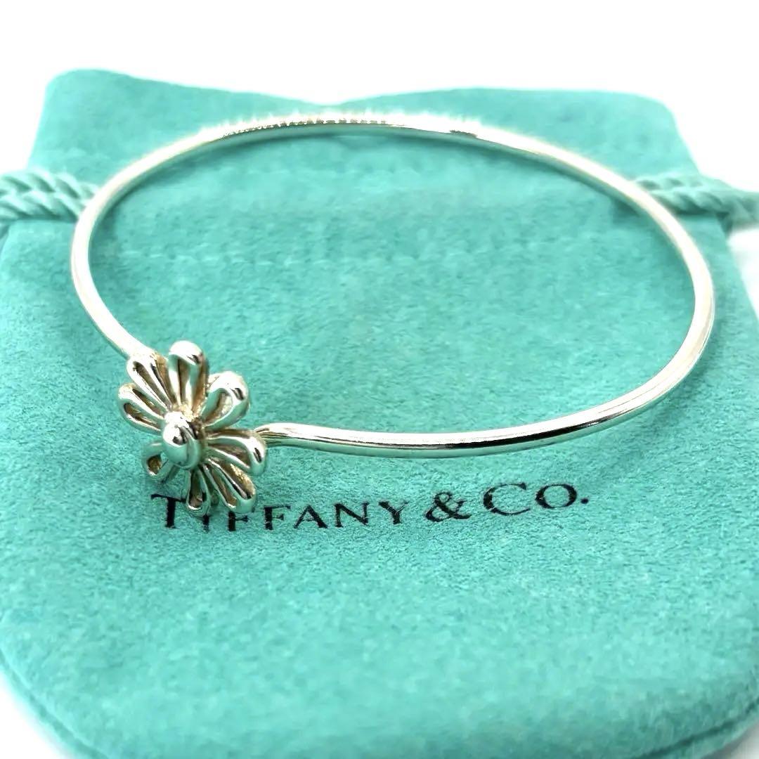 TIFFANY&CO.デイジーフラワーブレスレット、バングル シルバー