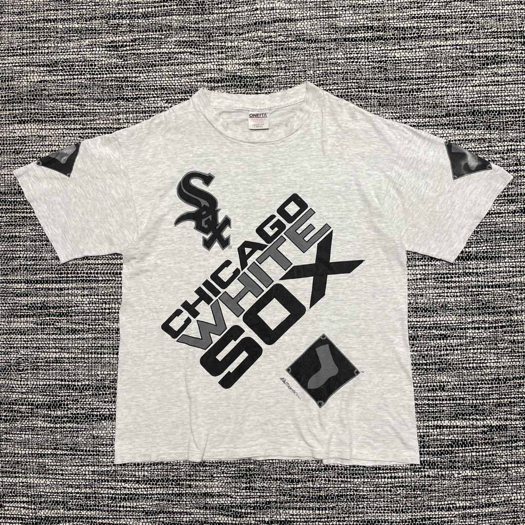 ONEITA 90s USA製 MLB ホワイトソックス フェード Tシャツトップス