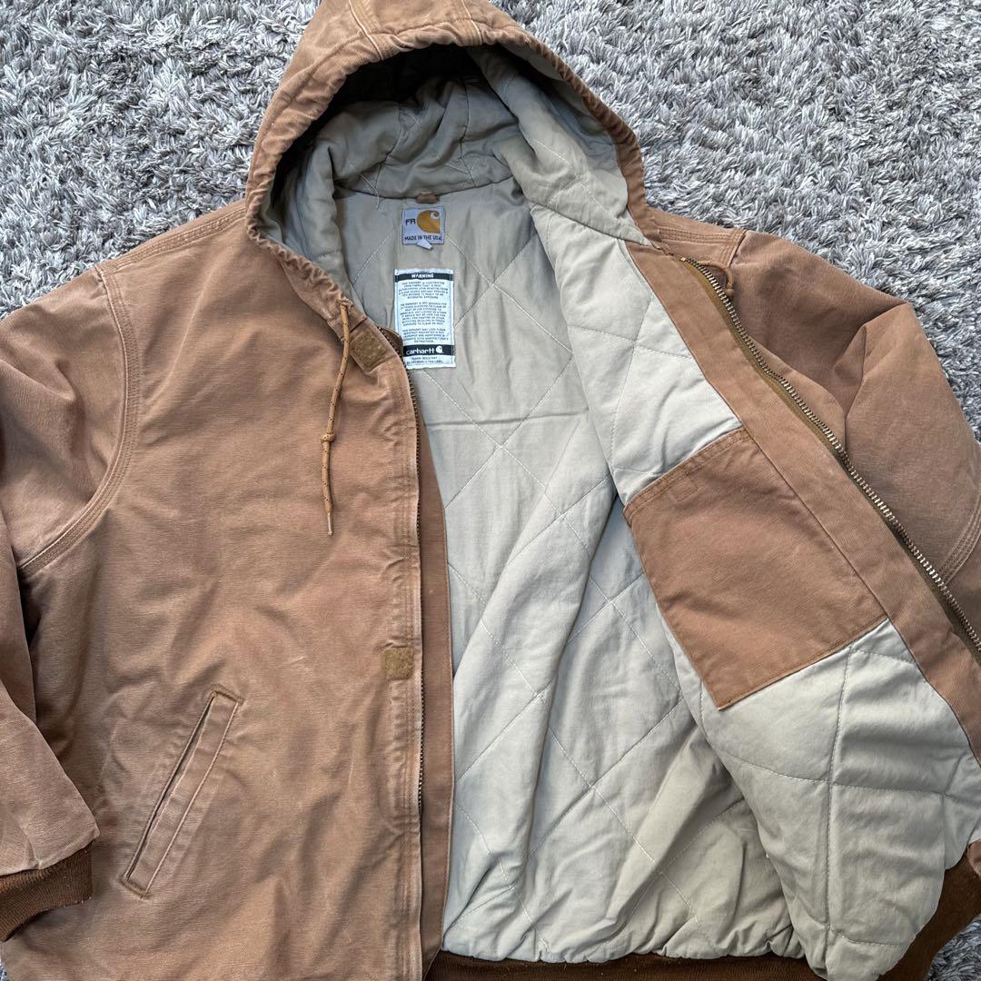 Carhartt アクティブジャケット 2XL FR キャメル　フードジャケット