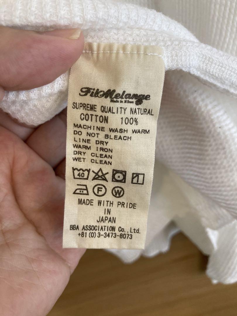 フェルメランジェ FilMelange サーマルTシャツ