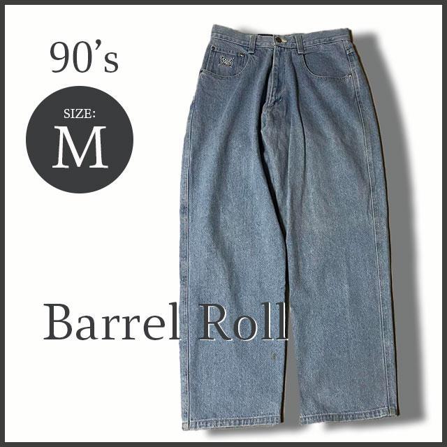 90's Barrel Roll バレルロール バギーデニム HIPHOP