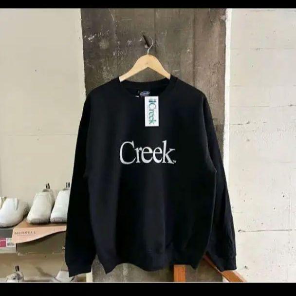 Creek Angler's Device Crewneck Sweatshirt - Black – Blue in