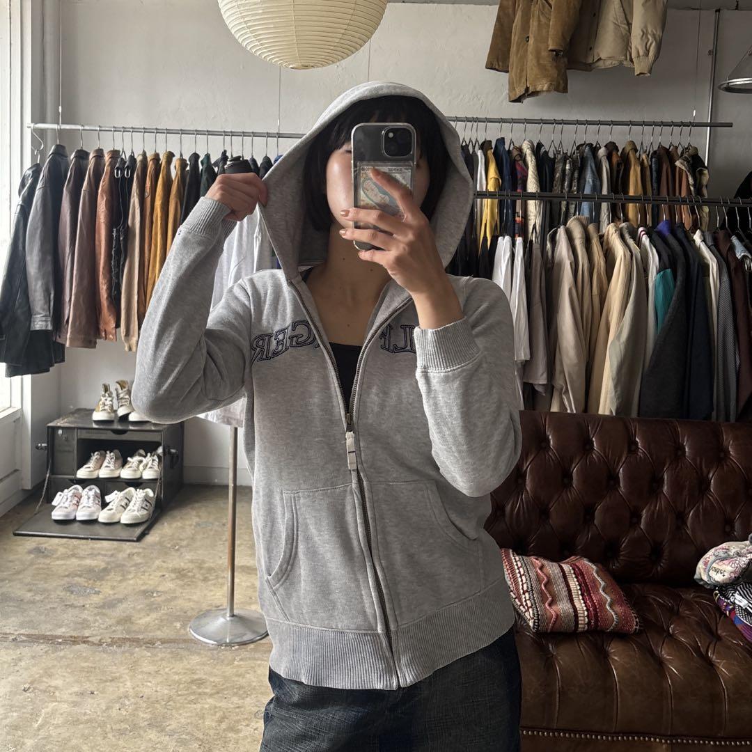 Tommy Hilfiger zip hoodie size M y2k