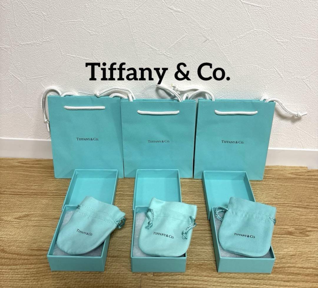 ティファニー　Tiffany & Co. 空箱　巾着　袋 ショッパー　3個