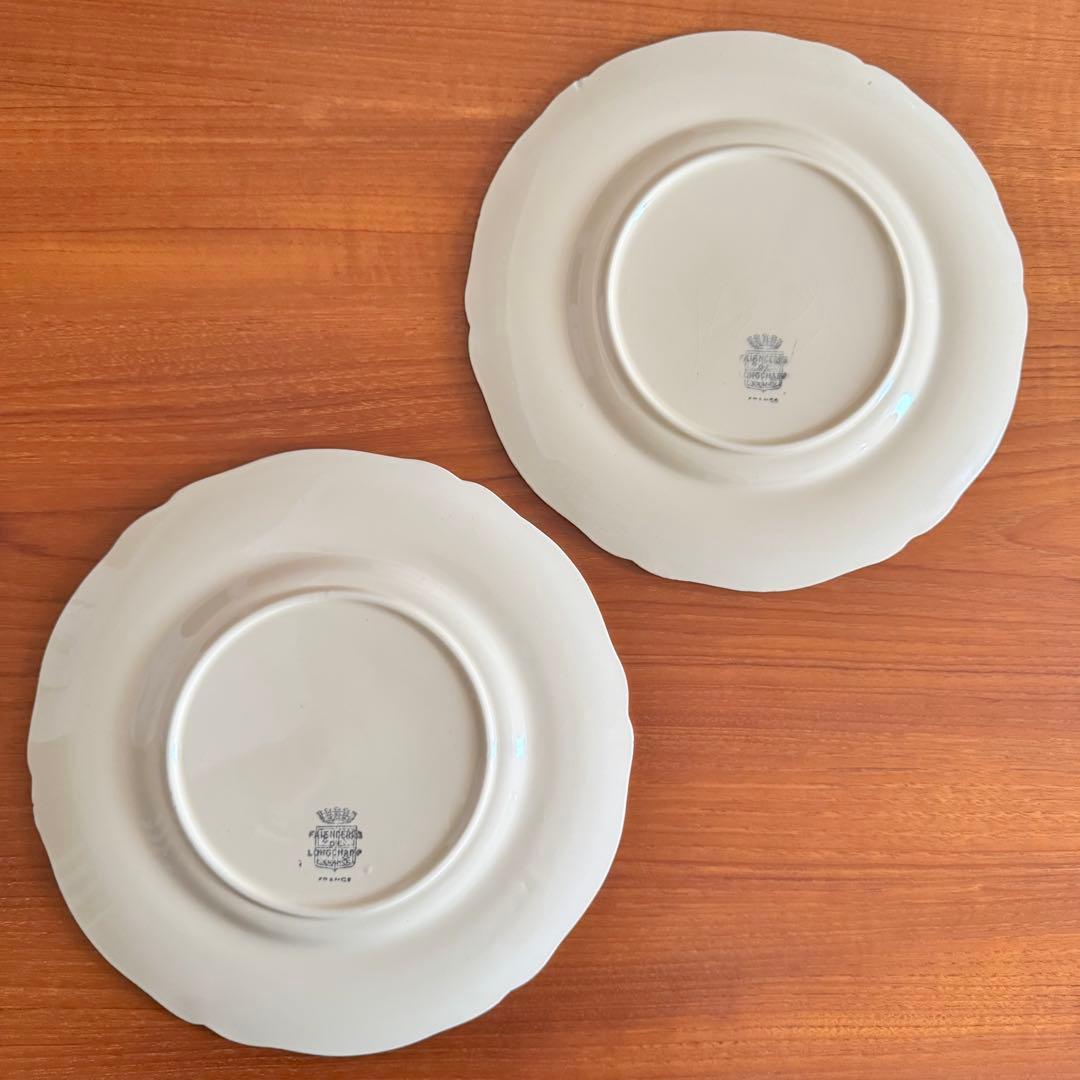 11 25まで ロンシャン アンティーク 花リム ディナープレート2枚セットLongchamp WWW_OPDRERGINERDOGAN_COM