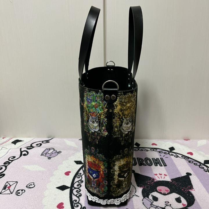 うねりやℊ 虹猫本舗 横長特別サイズトート XL3Oa-m78308156407 イベント先行生地 ▸ですのでし
