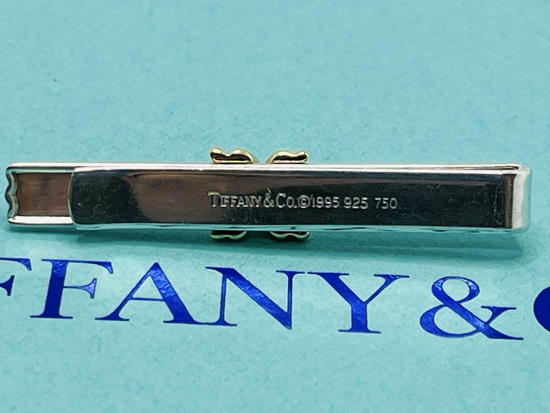 c678 美品　ティファニー　1995シグネチャー　ネクタイピン　750/925