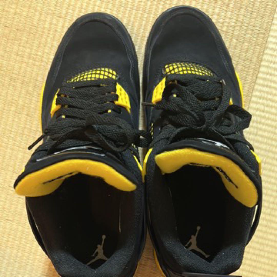 BSB　Air Jordan 4 ブラック/イエロー Nike Air Jordan Retro 4 IV Thunder Tour Yellow Black 2023