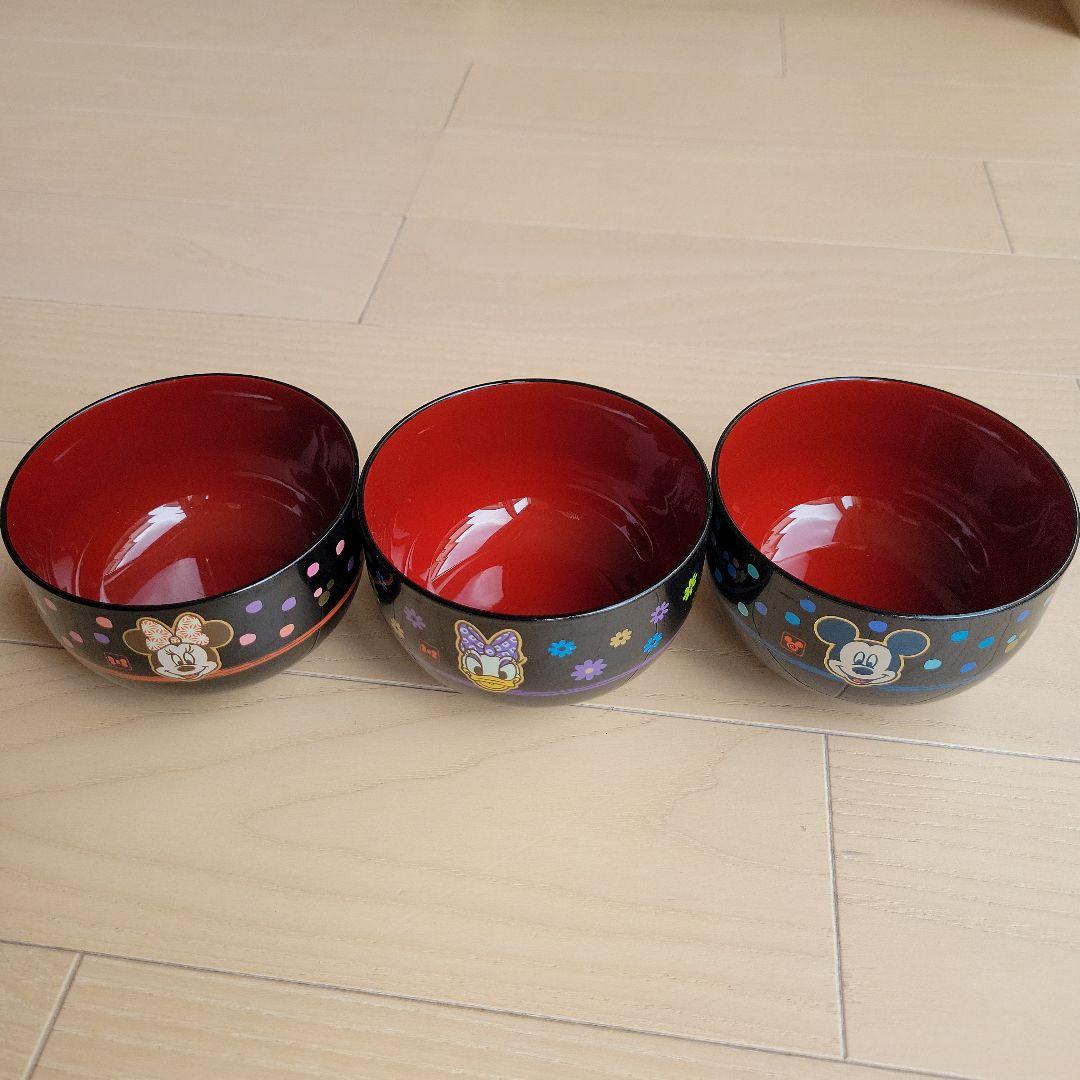 ディズニーお椀３点