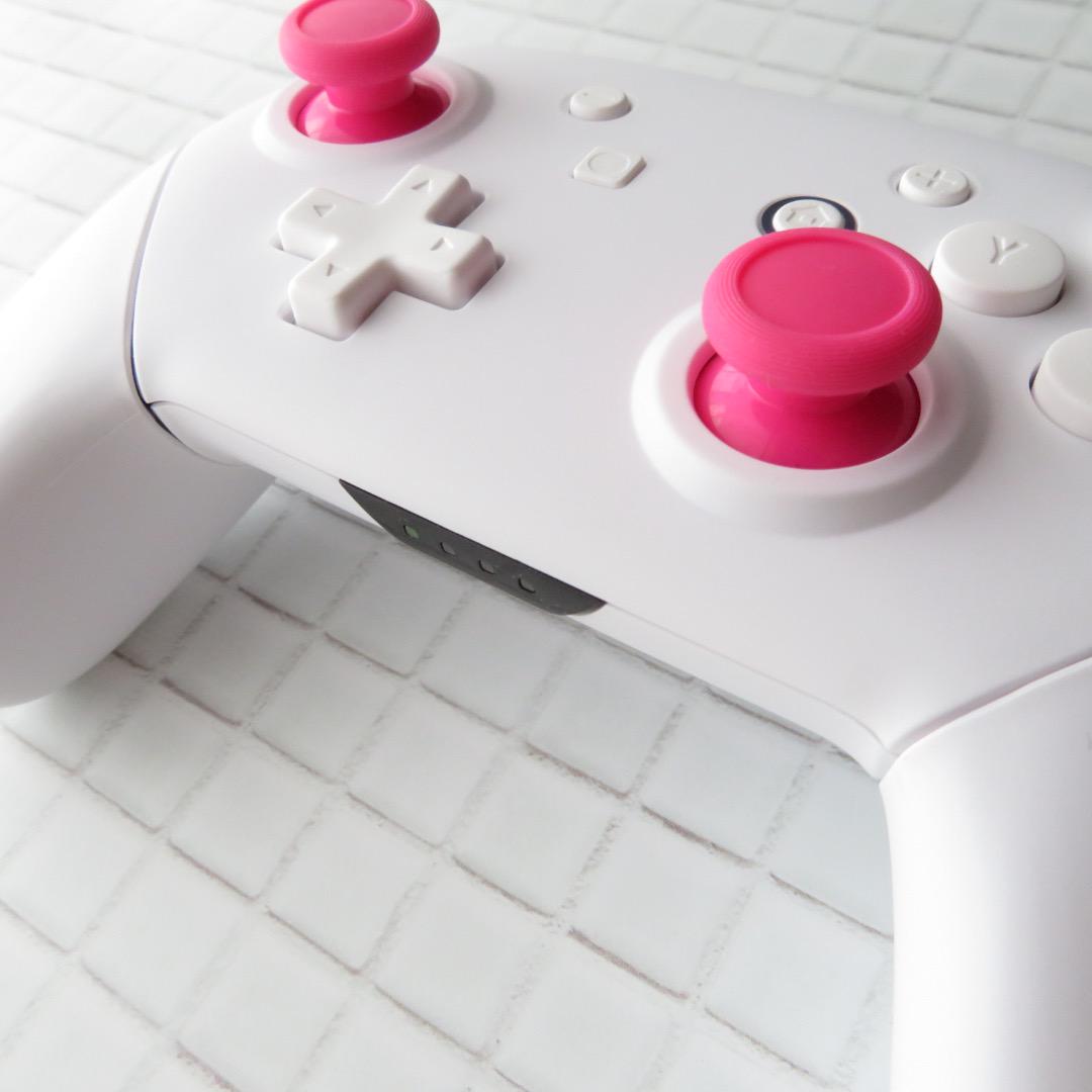 即購入⭕️Switchプロコンカスタム　ホワイト×レッドカラー 2025最新型】Switch用 コントローラー 無線 ゲームパッド