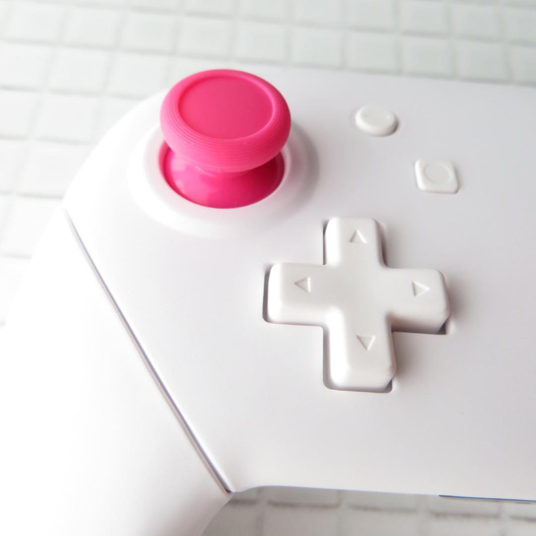 【美品】　ニンテンドースイッチ　プロコン　ピンク＆ホワイトカスタム 美品】 ニンテンドースイッチ プロコン ピンク＆ホワイトカスタム
