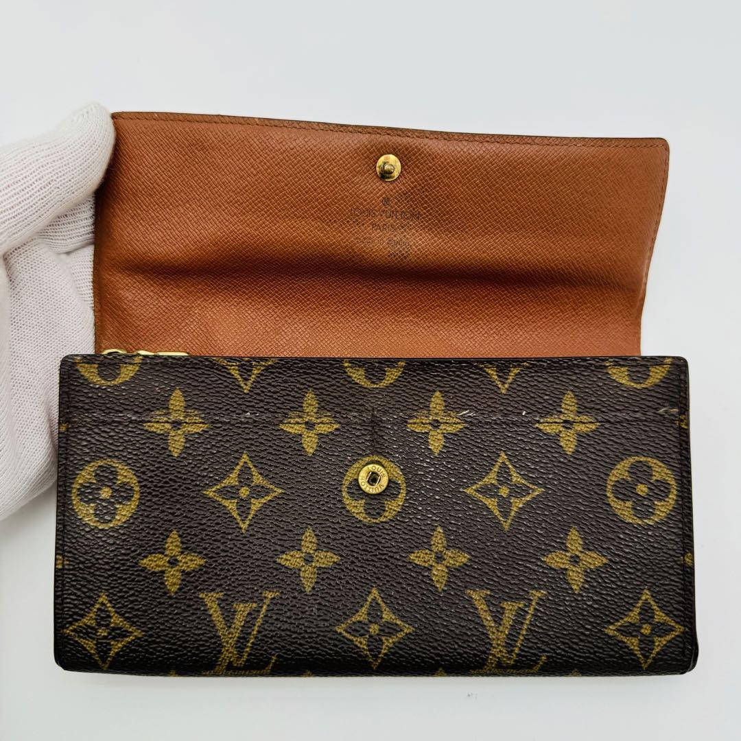 ルイヴィトン LOUIS VUITTON モノグラム 長財布 サラ 514