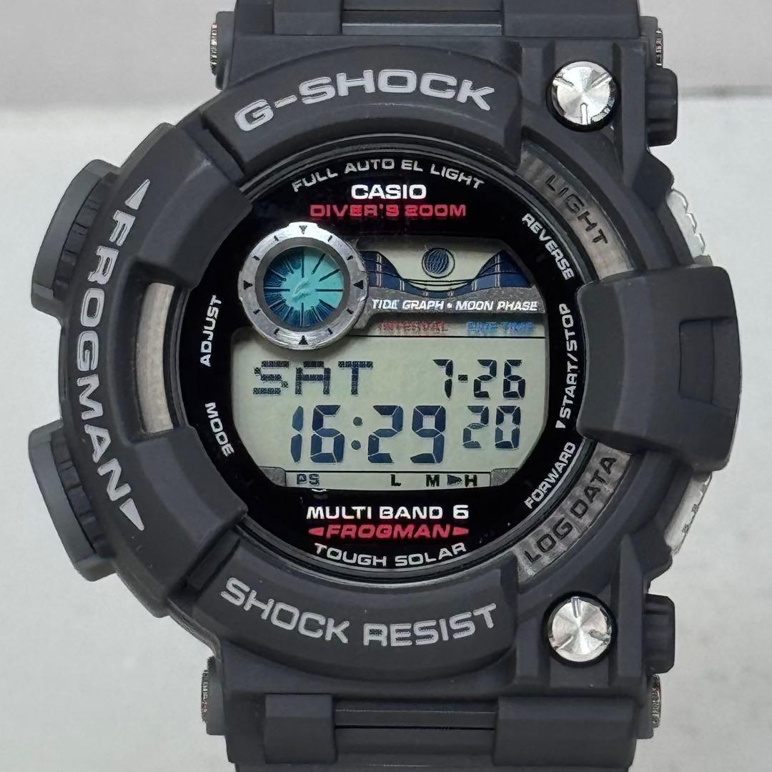未使用箱説タグ付 G-SHOCK GWF-1000 FROGMAN 電波ソーラー