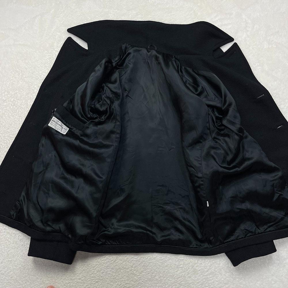40s　NAVAL CLOTHING FACTORY PEA COAT BLK