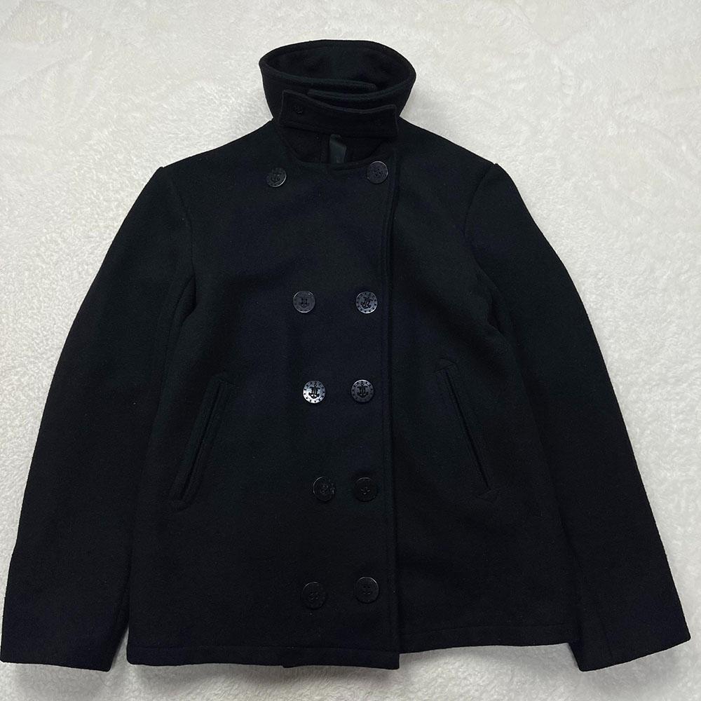 40s　NAVAL CLOTHING FACTORY PEA COAT BLK