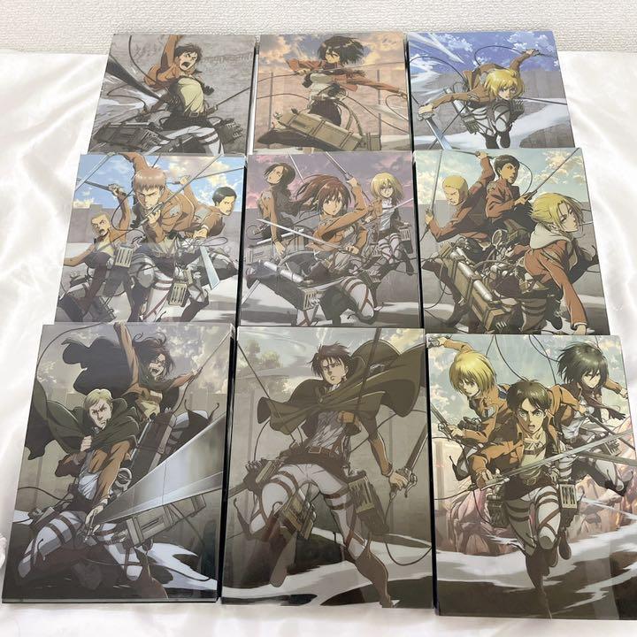 受賞店舗】 進撃の巨人初回限定版ブルーレイ 2～5 巻 7～9巻 