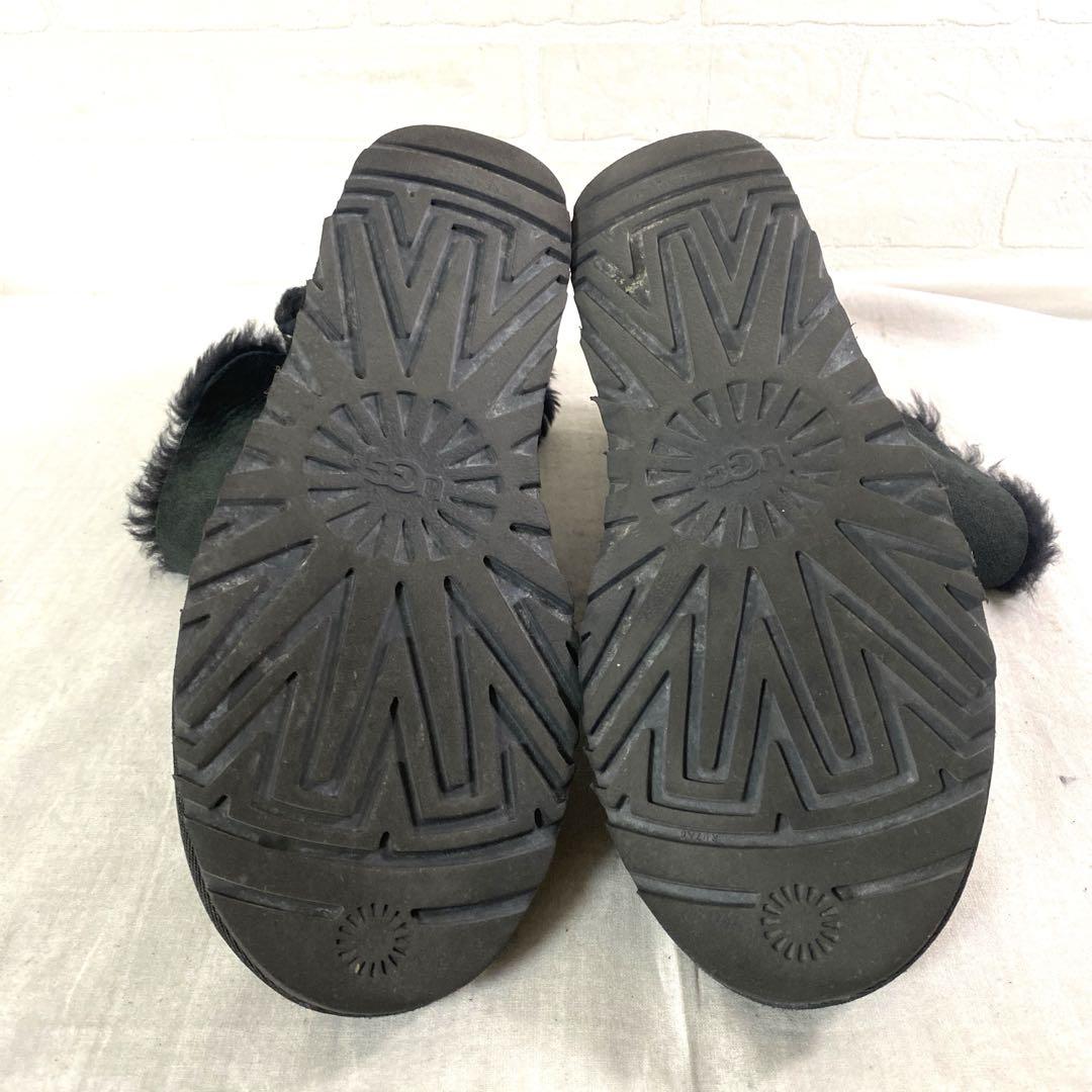 注目ショップ・ブランドのギフト お1☆ UGG ムートンブーツ レディース 25 ブラックオンライン 靴