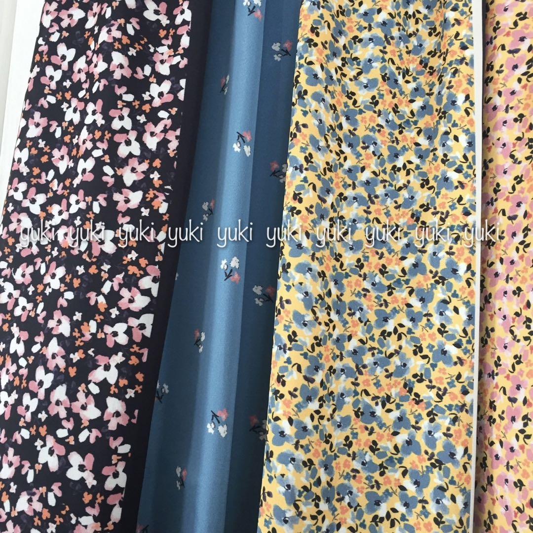 新品タグ付き】ANAYI パネルフラワープリントギャザースカート 36