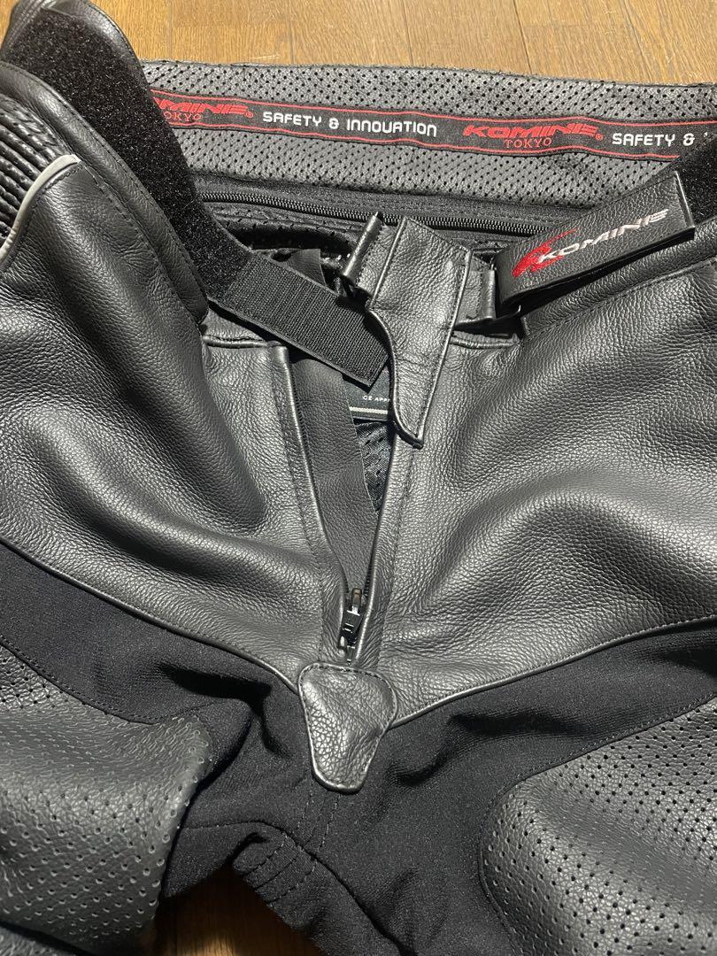 コミネ レザーパンツ PK-780 サトゥルノ 4XLB バンクセンサー付き