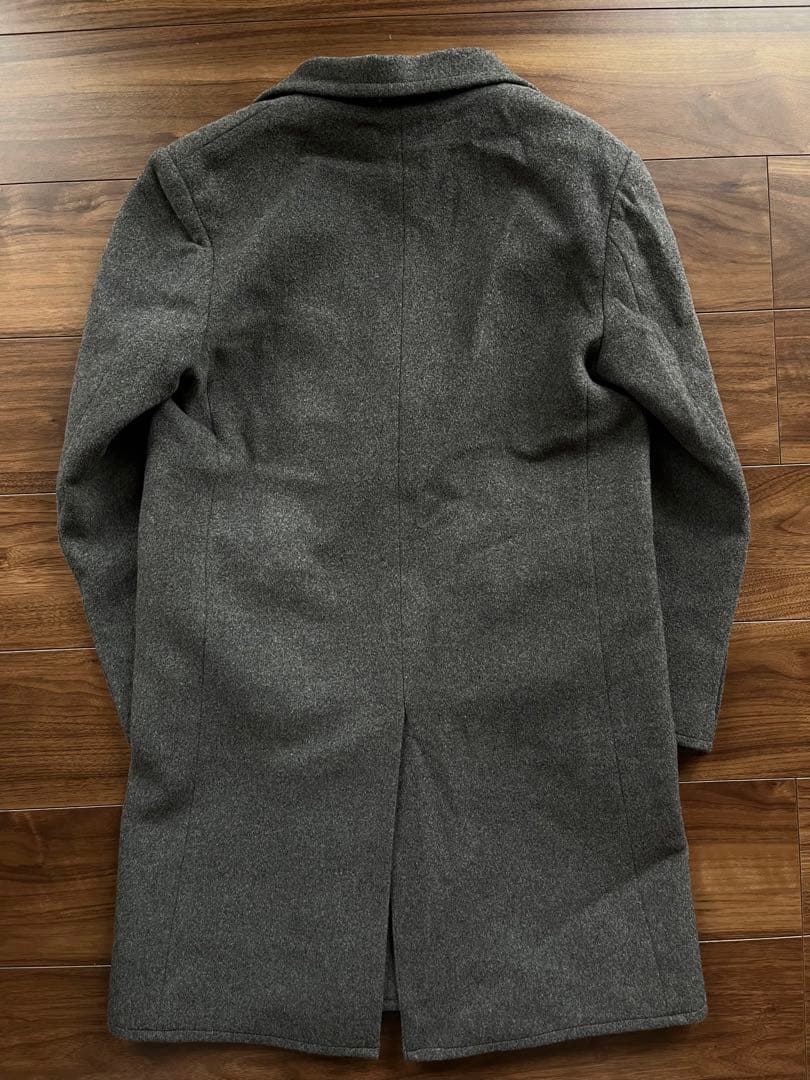 グレー ダブルブレストコートM・TODAYFUL