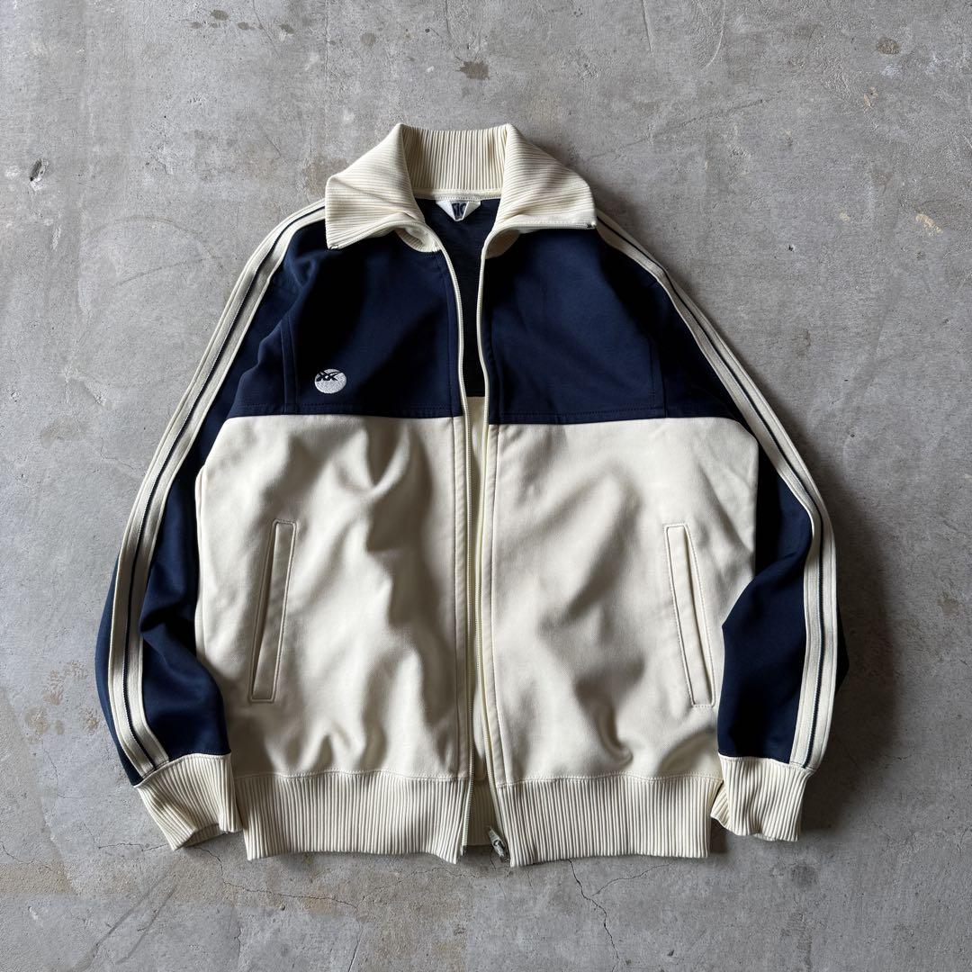【グッドカラー、平成レトロ】asicsトラックジャケット古着ジャージ　Y2K