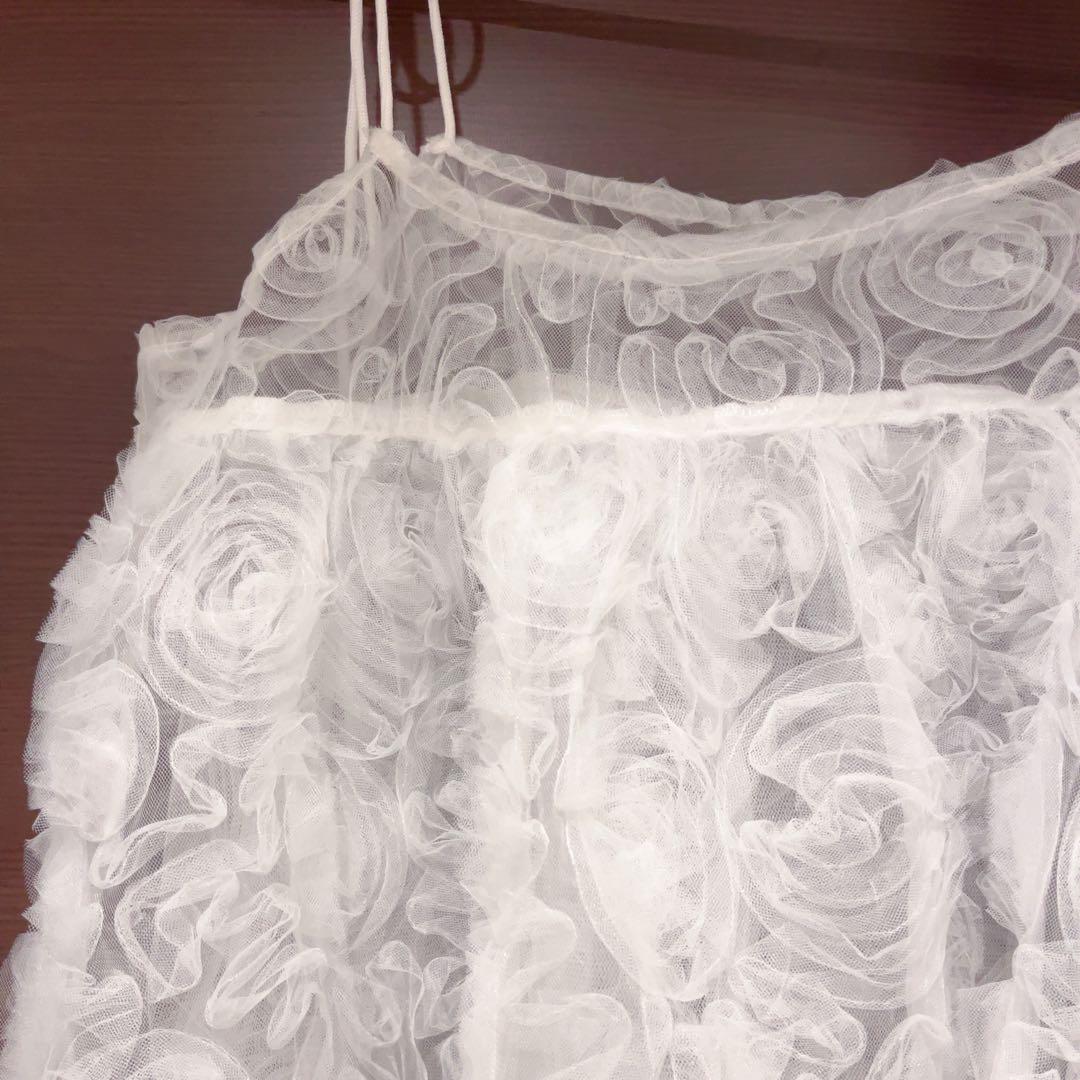 bibiy FLORENCE BUSTIER  ホワイト　キャミソール