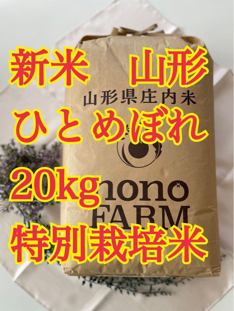 ひとめぼれ　20kg 令和5年 山形　特別栽培米