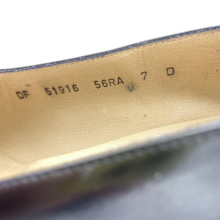 ☆美品☆フェラガモ パンプス 24 黒 金 ロゴ 金具 レディース 靴 ...