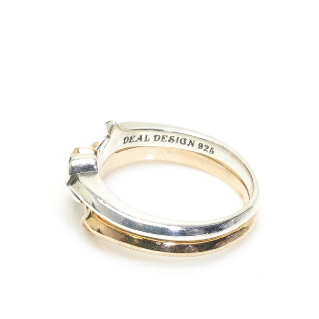 ディールデザイン レイジング ギメル リング 2連 指輪 23.5号 ディールデザイン レイジング ギメル リング 2連 指輪 23.5号