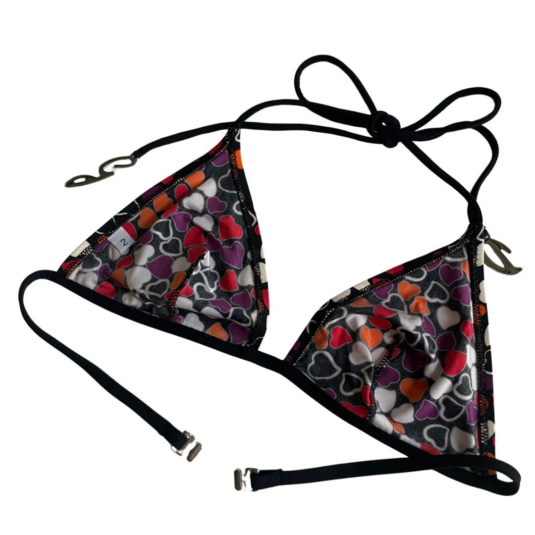【DOLCE＆GABBANA】カレット柄トライアングルビキニ ドルチェ&ガッバーナ トライアングルビキニ レディース水着