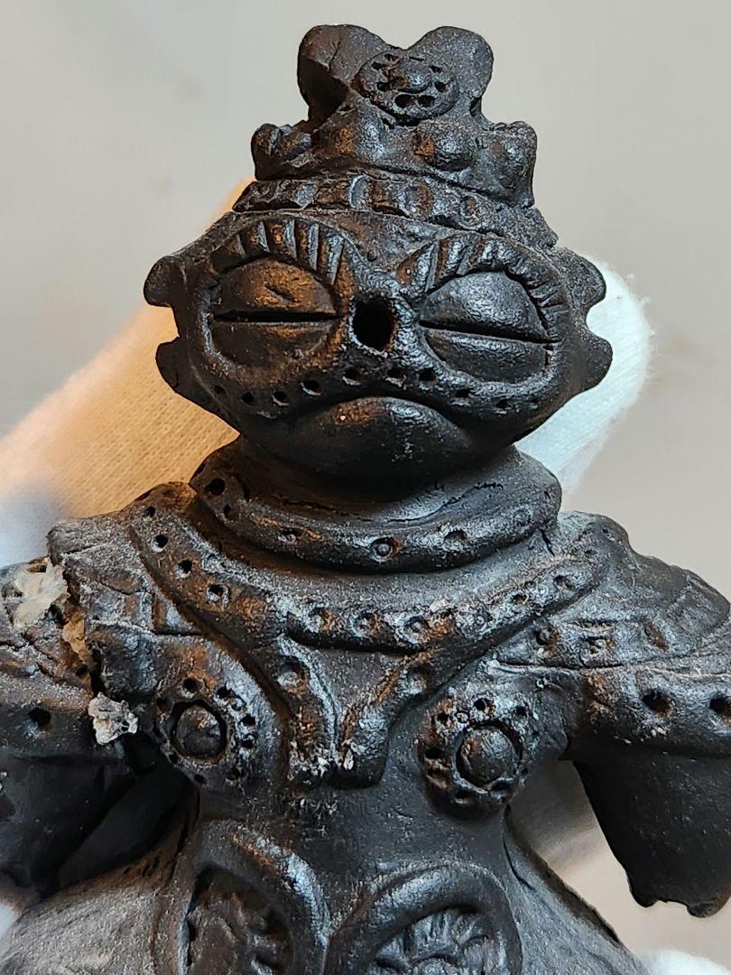 入手困難⭐︎遮光器土偶　陶器製　オブジェ　アンティーク　土偶 遮光器土偶 陶器 - メルカリ