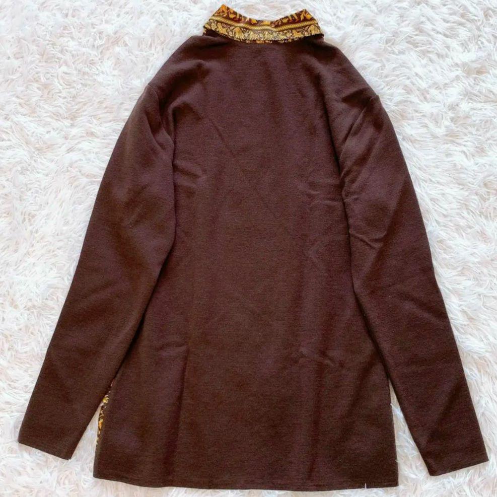 希少✨エルメス マルジェラ期 スカーフ ニット セーター シルク100 総柄 希少✨エルメス マルジェラ期 スカーフ ニット セーター シルク100 総柄