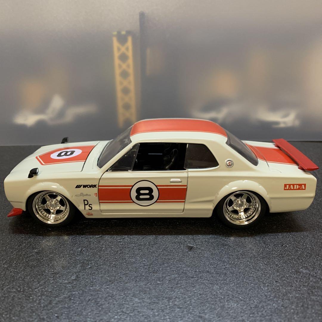 587 美品 スカイライン 2000 GTR ハコスカ　1/24ミニカー