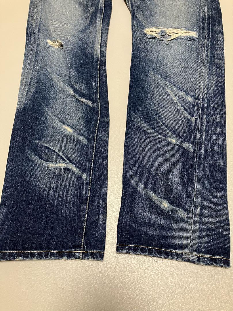 glamb ジーンズ　パッチワークデニムシャツ