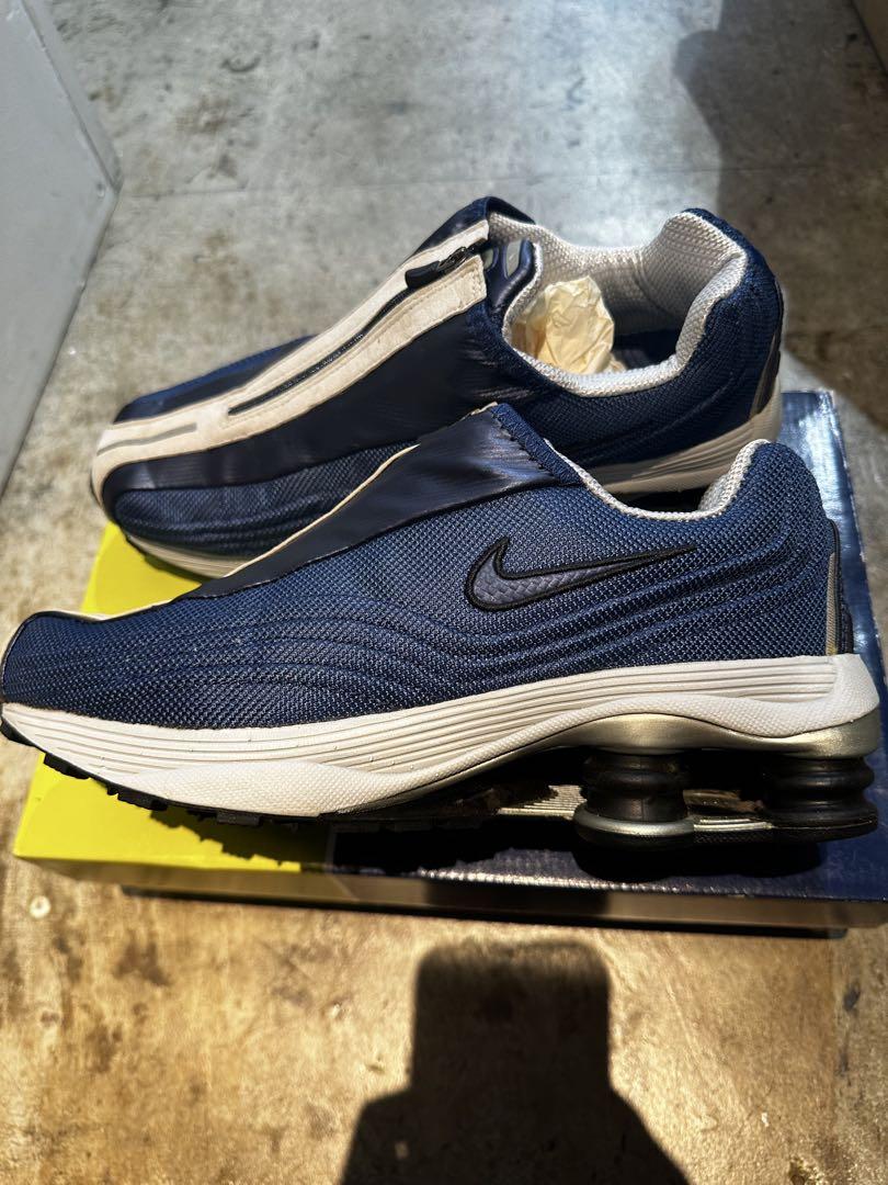 靴 Nike SHOX R4 9.5 ナイキ27.5Nike Shox R4+ ブルー - 104311-441 - メルカリ