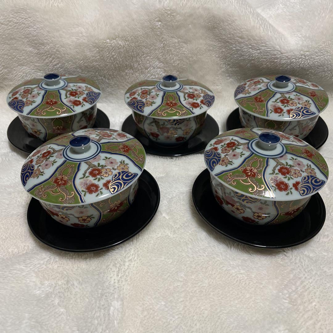 茶碗5脚セット美品